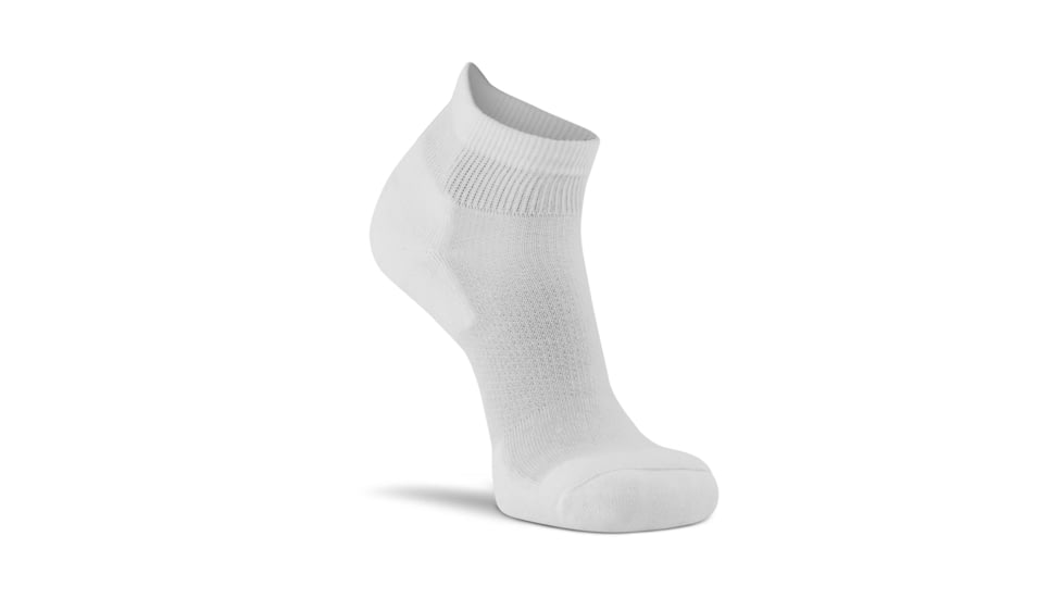 Fox River Mens Diabetic Lightweight Quarter Crew Sock - 2 Pack BE026B4D, White, X-Large, 102992