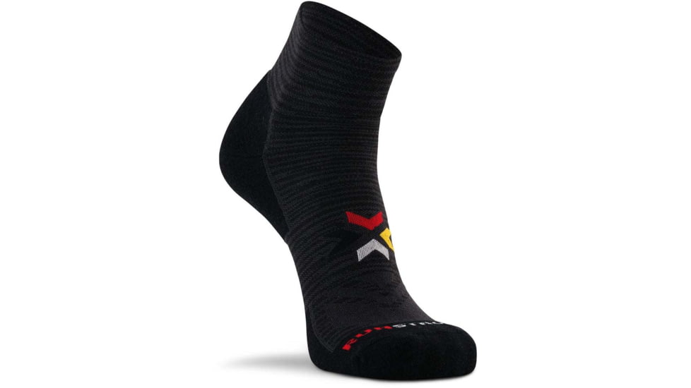 Fox River Mesa Lightweight Quarter Crew Running Sock - Mens, Black, Small, 176574