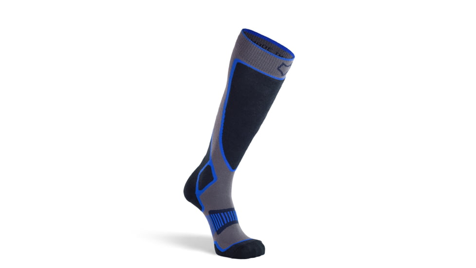 Fox River Mills Valdez 2.0 Lightweight Over-the-Calf Ski and Snowboard Sock, FR-5140-04200-ORG-L