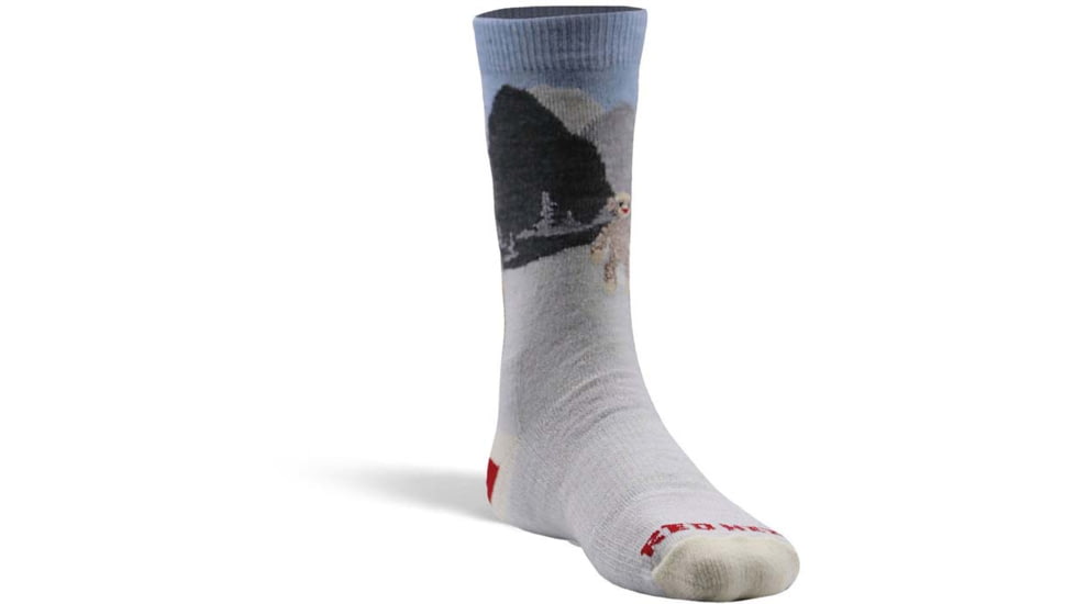 Fox River Monkey Business Lightweight Crew Hiking Sock -Kids, Sterling, Small, 118266