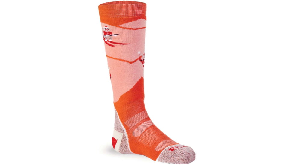 Fox River Monkeyn Around Medium Weight Over-the-Calf Ski and Snowboard Sock - Kids, Clay, Medium, 155737