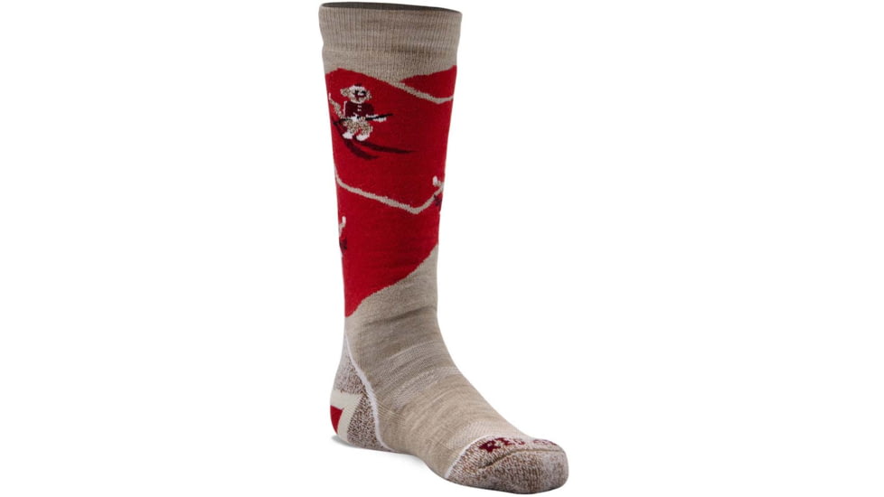 Fox River Monkeyn Around Medium Weight Over-the-Calf Ski and Snowboard Sock - Kids, Rope, Extra Large, 100330