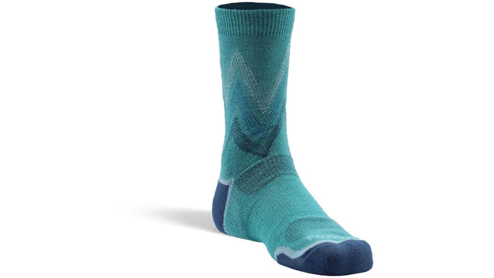 Fox River Mountain Hiker Lightweight Crew Hiking Sock - Kids, Teal, Large, 146245
