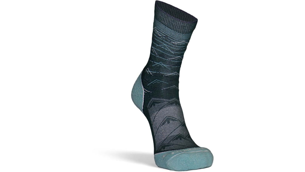 Fox River Mountain Lightweight Crew Hiking Sock - Womens, Teal, Medium, 165450