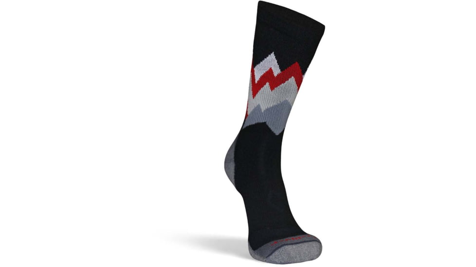 Fox River Moving Mountains Lightweight Crew Hiking Sock - Mens, Black, Large, 176581
