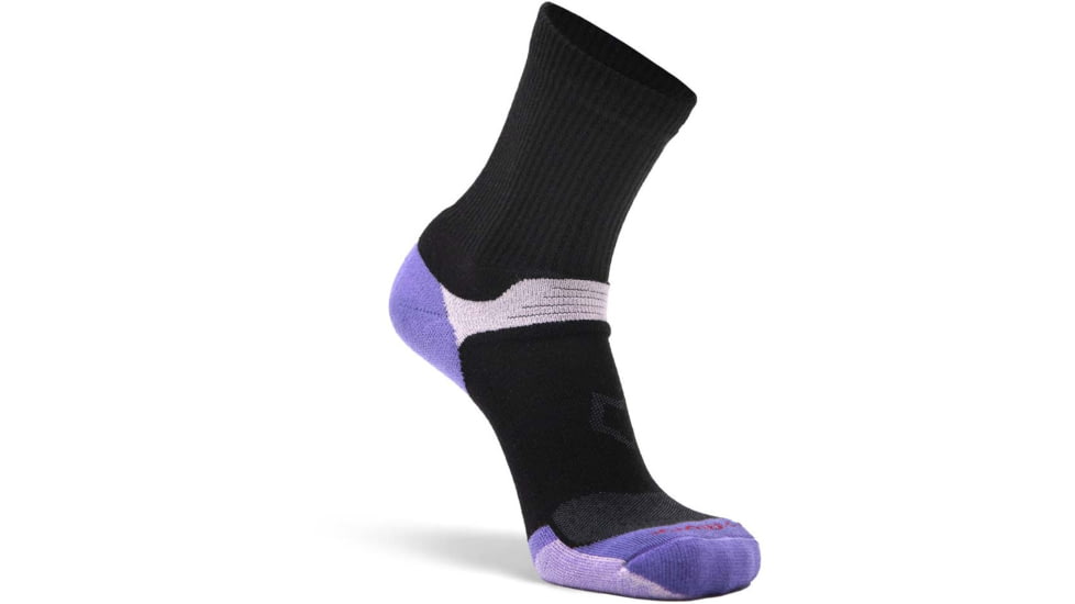 Fox River MX1 Lightweight Crew Hiking Sock - Womens, Black, Medium, 113307