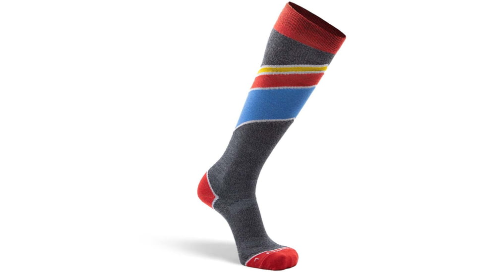 Fox River Peakheat Bomber Ultra-Lightweight Over-the-Calf Ski and Snowboard Sock - Mens, Persimmon, Large, 190904