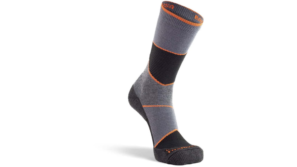 Fox River Ramble Lightweight Crew Hiking Sock - Mens, Dark Grey, Large, 173873
