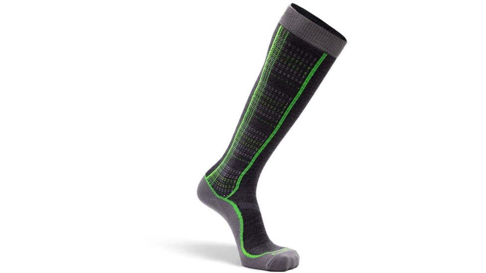 Fox River Table Top Ultra-Lightweight Over-the-Calf Ski and Snowboard Sock - Mens, Charcoal, Medium, 199524