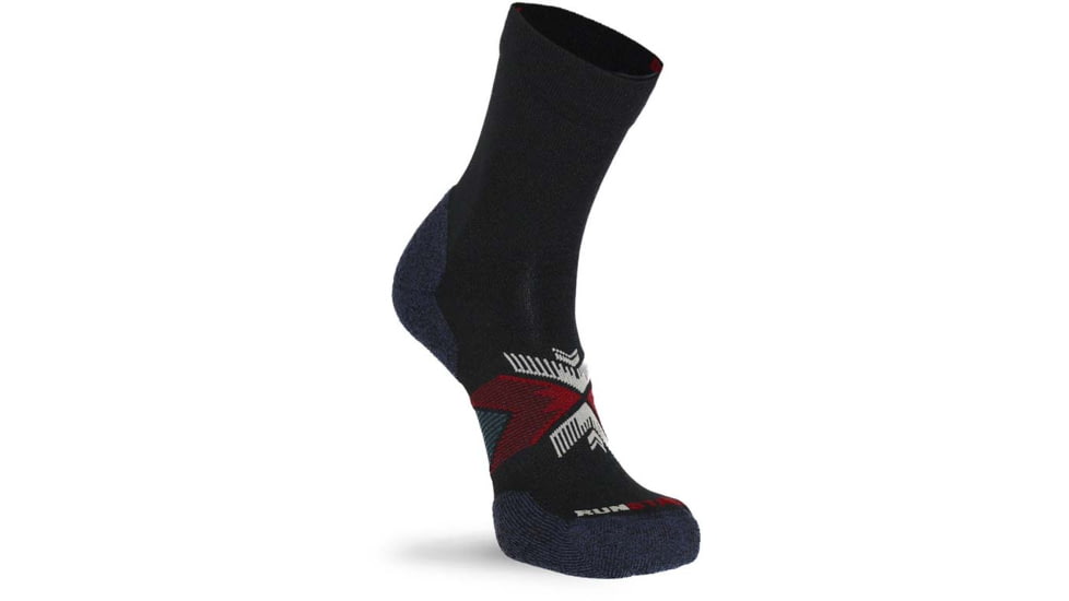 Fox River Upland Medium Weight Crew Running Sock - Mens, Black, Medium, 188870