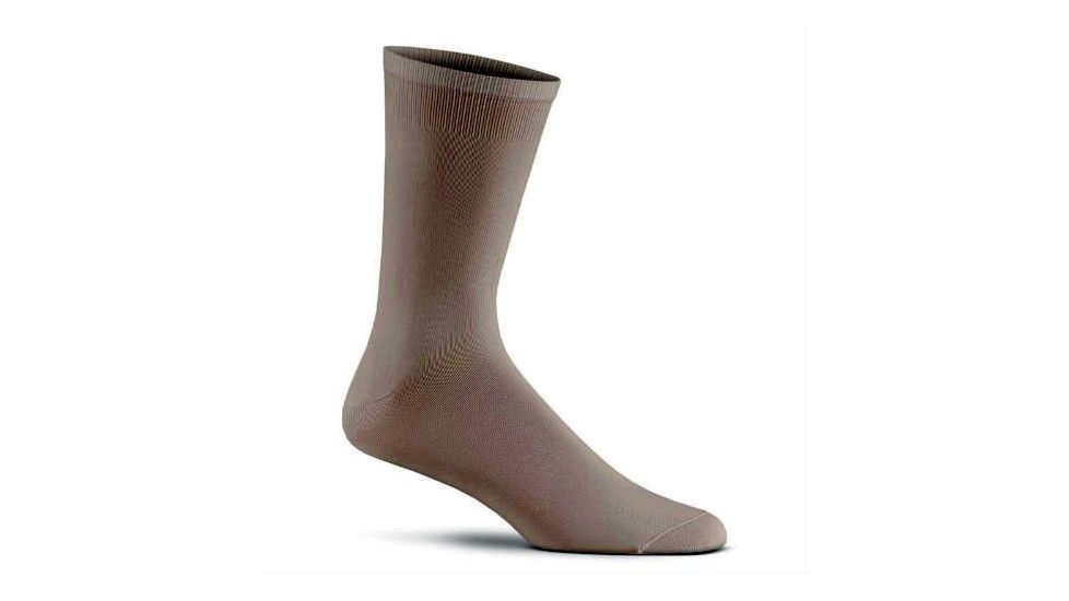 Fox River Wick Dry CoolMax Liner Crew, Medium, White, Medium, 93% Coolmax Polyester, 6% Nyl, 1 Year Manufacturer Warranty, FOX-4321-1000-M