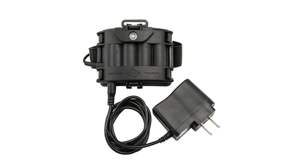 FoxFury Command+ LoPro LED Helmet Light, Black, One Size, 420-L06