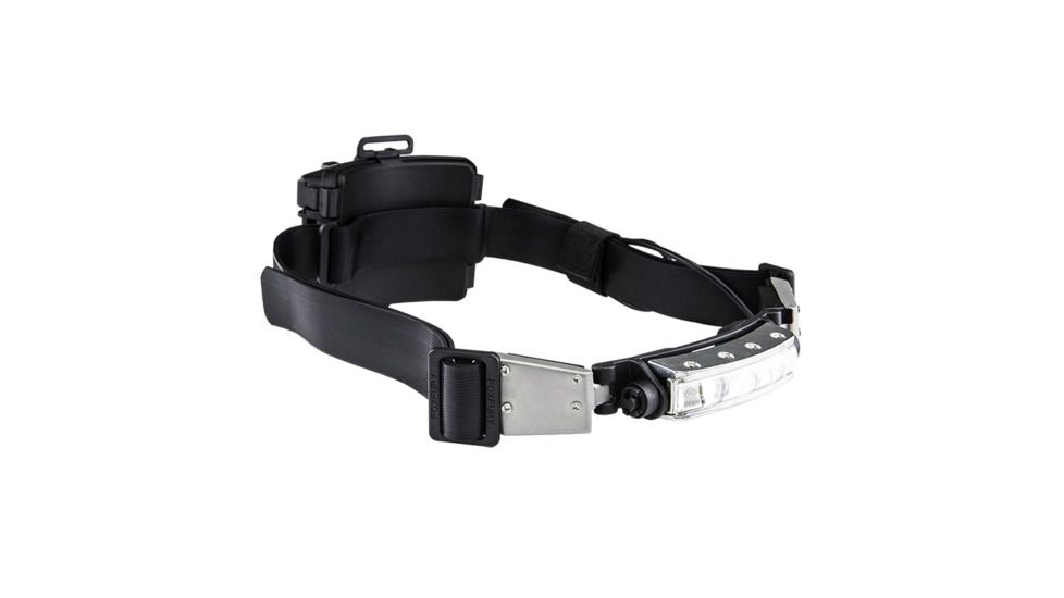 FoxFury Discover Tilt LED Helmet Light, Black/Silver, One Size 480-T09