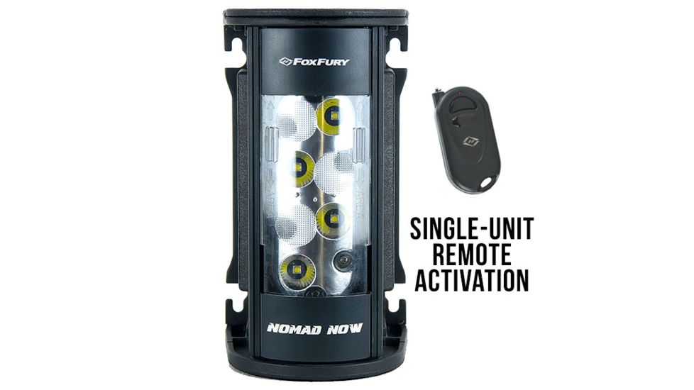FoxFury Nomad NOW Compact Rechargeable Area-Spot Light w/Remote,3000 Lumens,Single Unit Activation 200-400-102