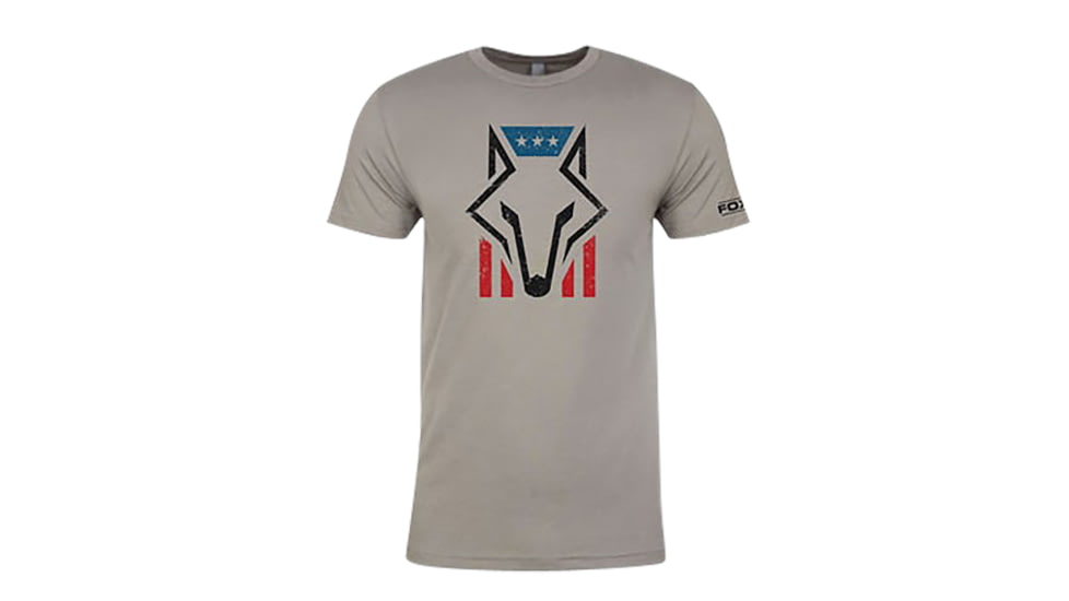 Foxpro FHFG3XL Foxhead Flag Gray Cotton/Polyester Short Sleeve 3XL
