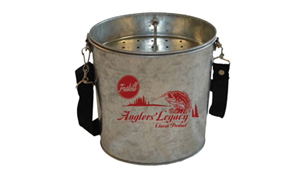 Frabill Galvanized Wade Bucket, Silver, 2 Quarts, PMC1062