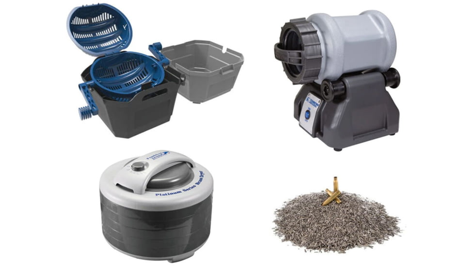 Frankford Arsenal Rotary Tumbler Lite Professional Kit w/ Brass Dryer, 1199453