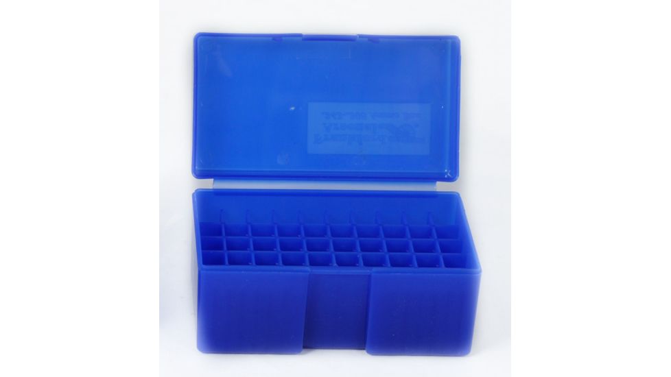 Frankford Arsenal .243-.308 Caliber Ammo Box, #509 - 50 Count, Blue, 160880