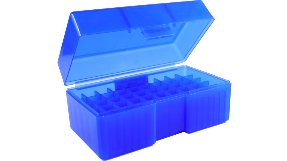Frankford Arsenal 7.62x39 Caliber Ammo Box, #512 - 50 Count, Blue 791979 