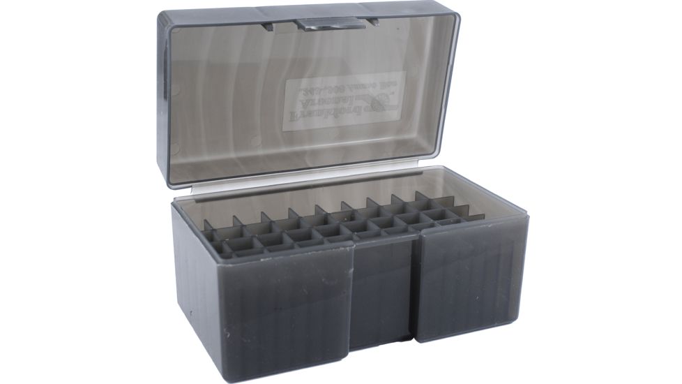 Frankford Arsenal .243-.308 Caliber Ammo Box, #590 - 50 Count, Gray, 122804
