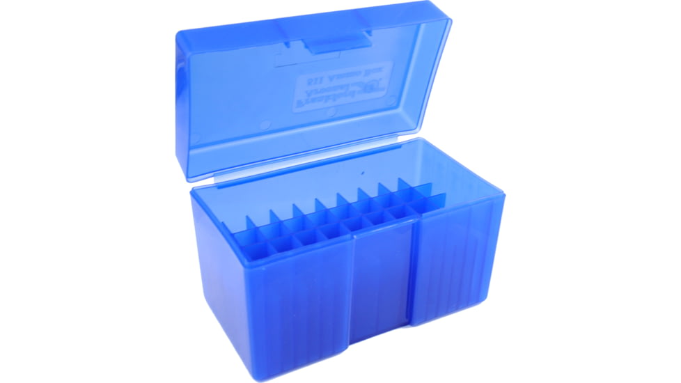Frankford Arsenal Belted Magnum Ammo Box, #511 - 50 Count, Blue 162882 