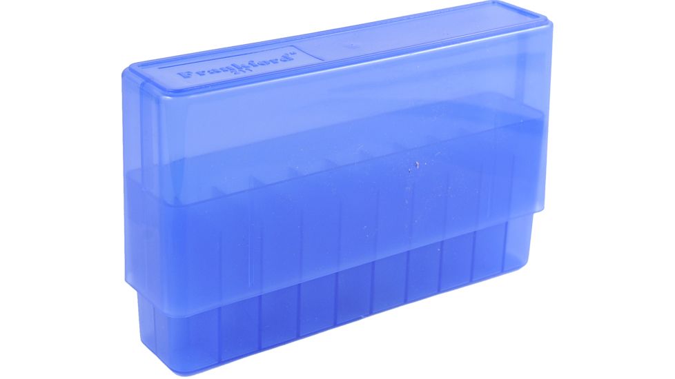 Frankford Arsenal Belted Magnum Ammo Box, #211 - 20 Count, Blue 877991 