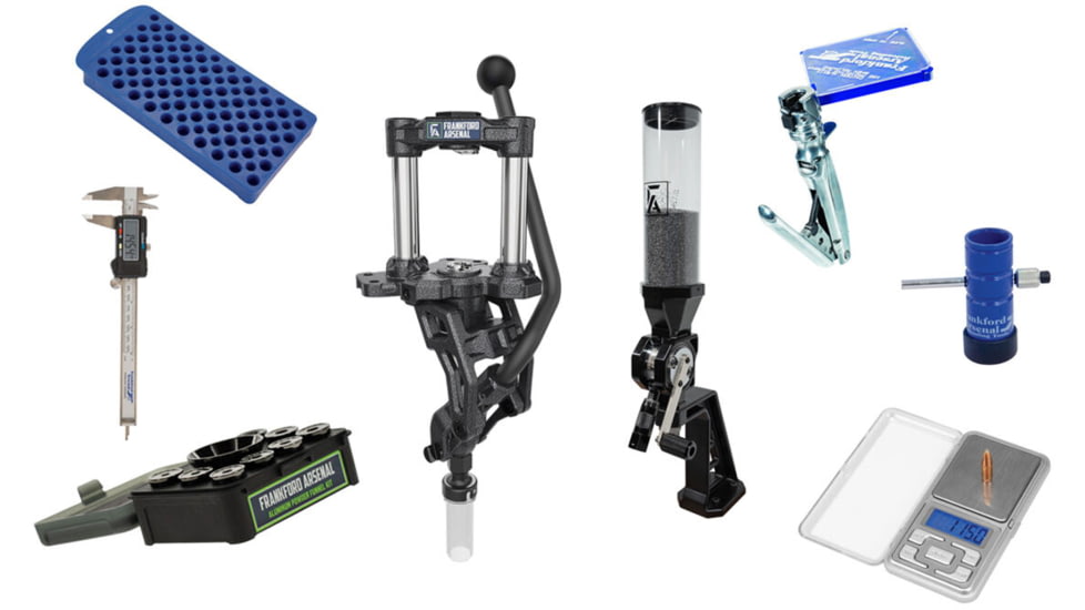 Frankford Arsenal Essential Reloading Kit w/F-1 Single Stage Press, 1198151