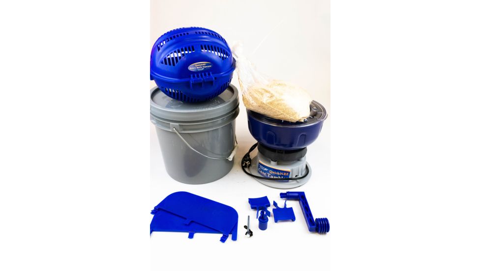 Frankford Arsenal Quick N Ez Reloading Case Tumbler Kit, Media, Separator, Polish, Bucket, 110V, 645880
