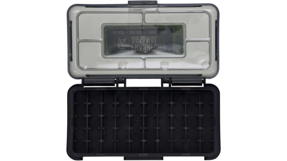 Frankford Arsenal Reloading Tools Hinge-Top Ammo Box, #501, 380-9mm 50 ct., 1083783