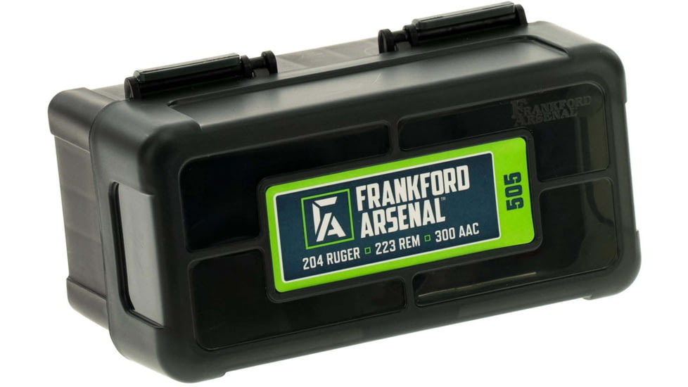 Frankford Arsenal Reloading Tools Hinge-Top Ammo Box, #505, 222-223 50 ct., 1083786