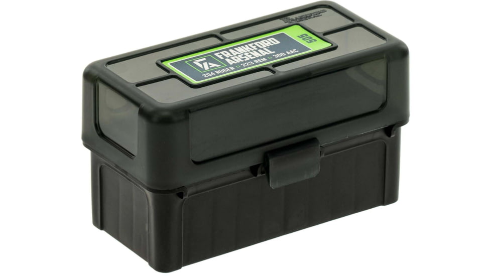 Frankford Arsenal Reloading Tools Hinge-Top Ammo Box, #505, 222-223 50 ct., 1083786