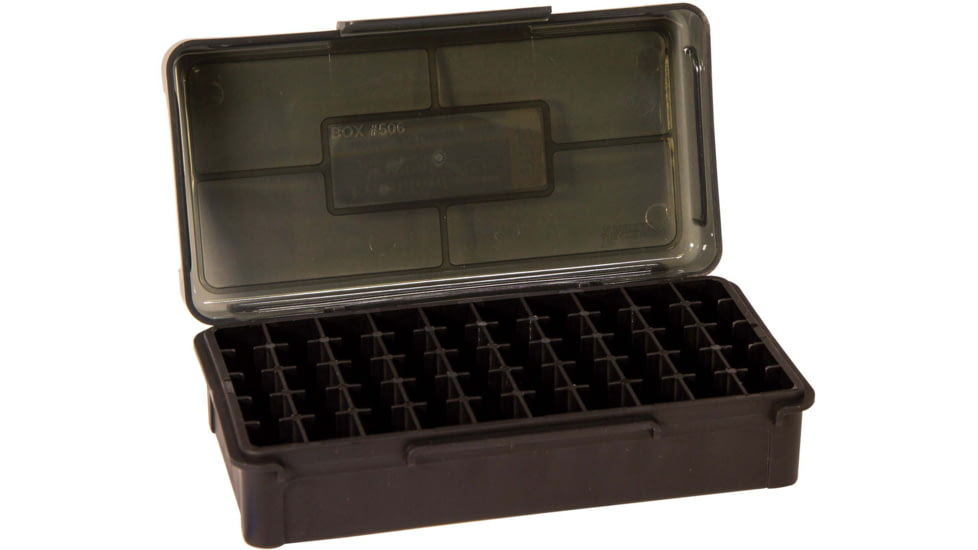 Frankford Arsenal Reloading Tools Hinge-Top Ammo Box, #506, 480 Ruger-50 AE 50 ct., 1083787