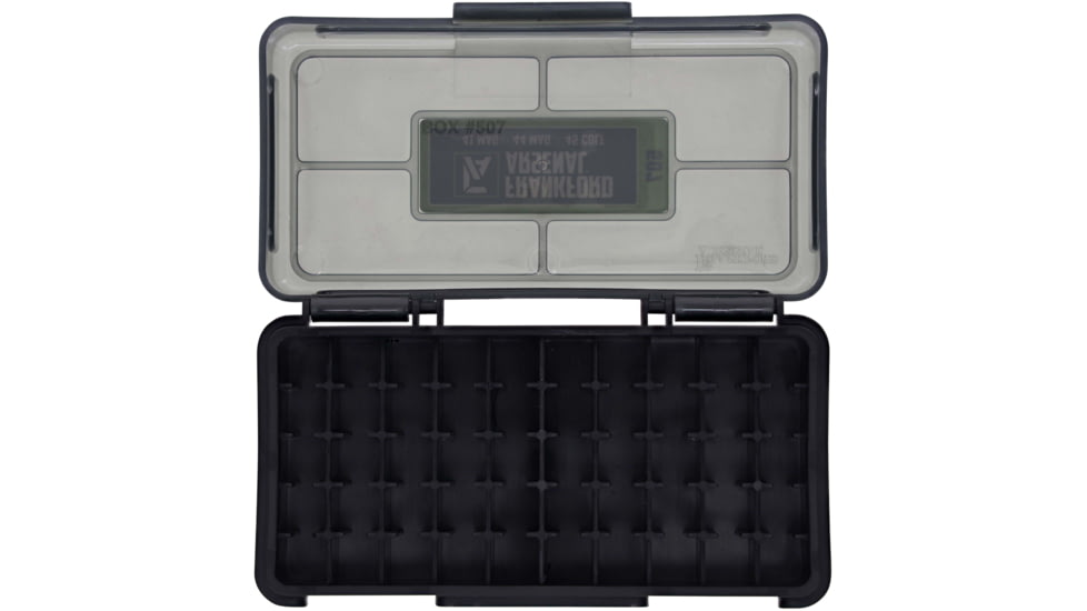 Frankford Arsenal Reloading Tools Hinge-Top Ammo Box, #507, 44 Sp./44 Mag. 50 ct., 1083789