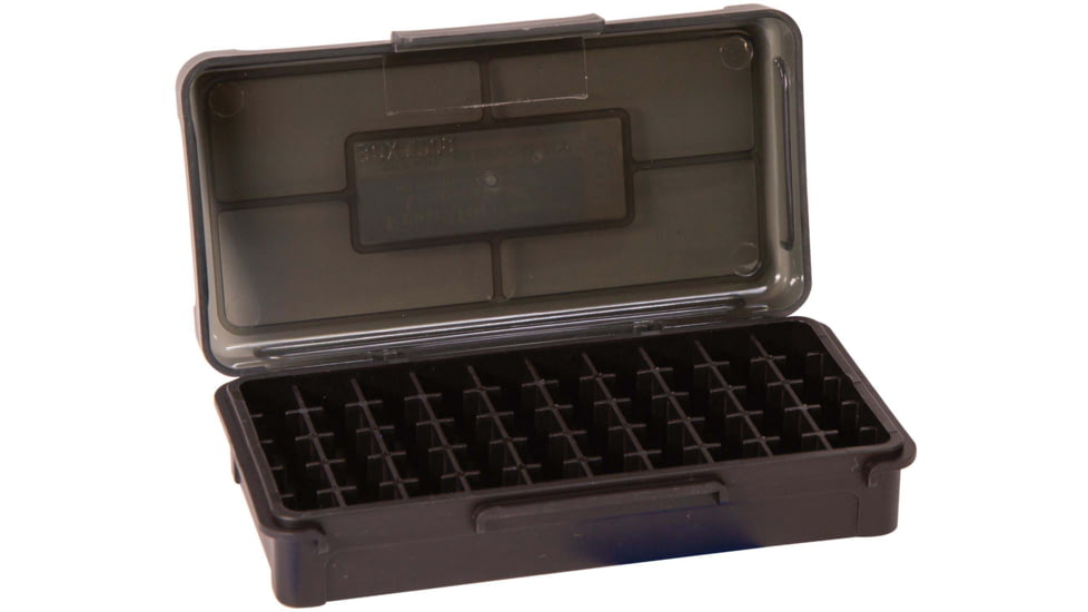 Frankford Arsenal Reloading Tools Hinge-Top Ammo Box, #508, 10mm-45 ACP 50 ct., 1083792