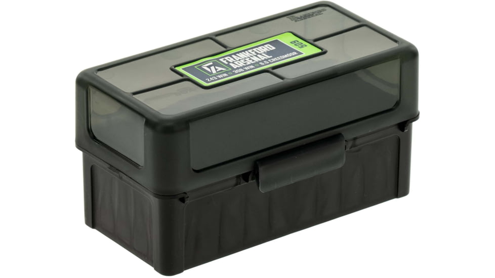 Frankford Arsenal Reloading Tools Hinge-Top Ammo Box, #509, 243-308 50 ct., 1083788