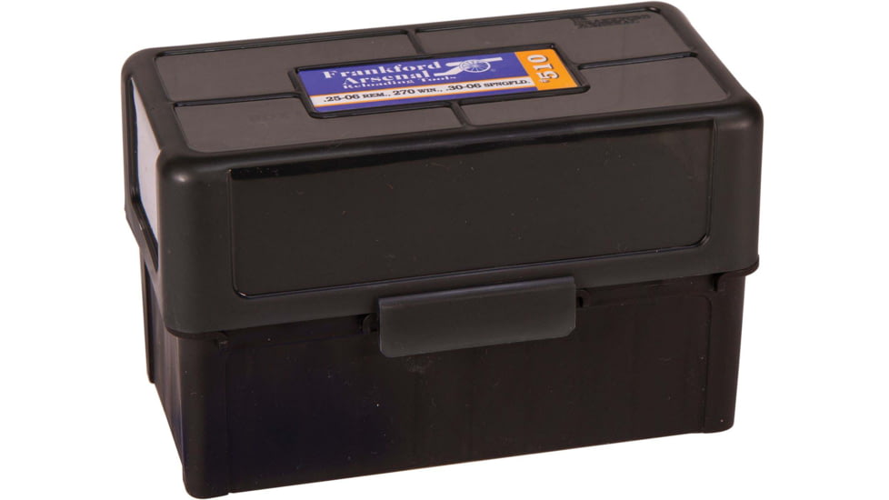 Frankford Arsenal Reloading Tools Hinge-Top Ammo Box, #510, 270-30/06 50 ct., 1083790