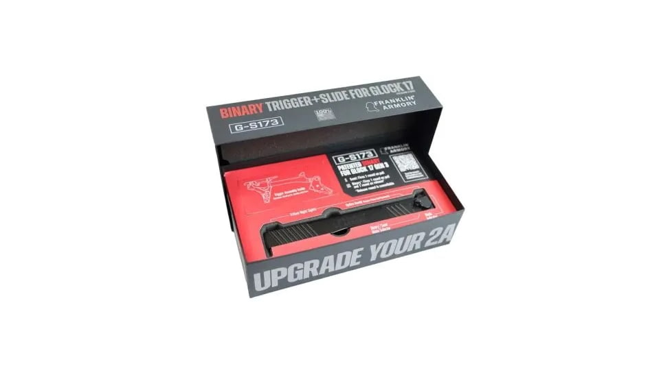 Franklin Armory G-S173 Glock 17 Gen3 Pistol Trigger, Black, 17-50000-BLK