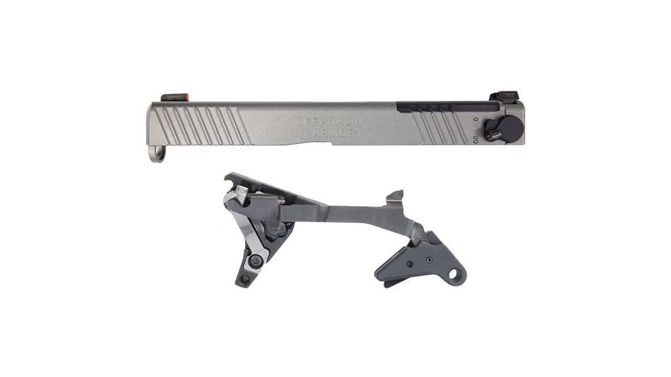 Franklin Armory G-S173 Pistol Trigger, Glock 17 Gen 3, Straight, Black w/ Titanium Slide, 17-50000-TI