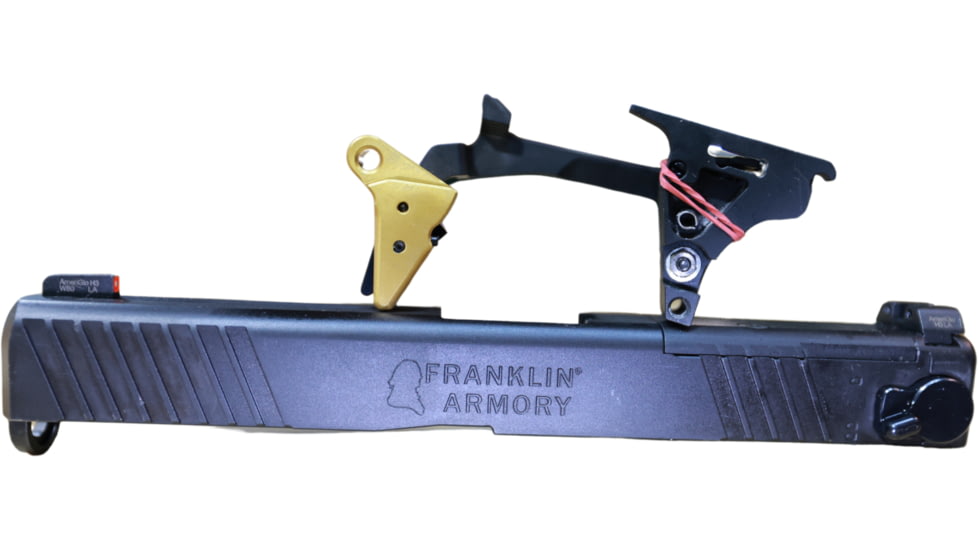 Franklin Armory G-S173 Pistol Trigger, Glock 17 Gen 3, Straight, Gold, 17-50051-GLD