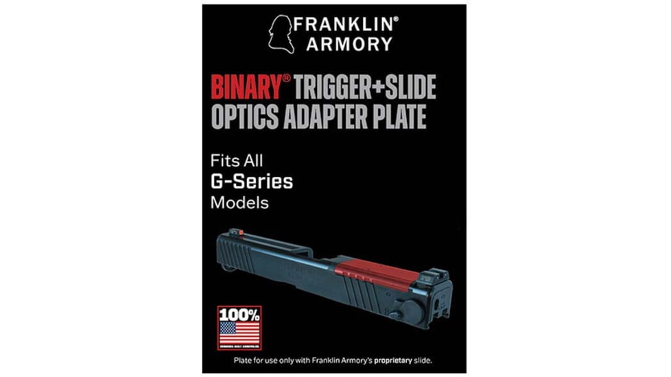 Franklin Armory G-Series Optics Plates for Holosun K, Black, 17-50200-BLK