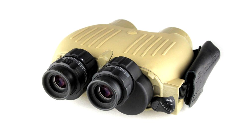 Fraser Optics Fraser S250 Stabilized Binocular, Tan Body, Tan, 18002-300-1-1