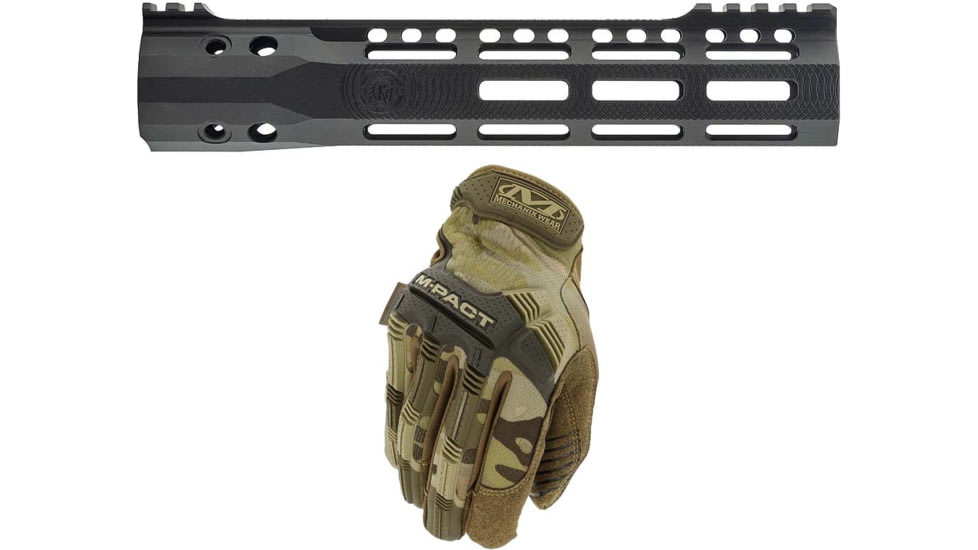 Free Mechanix Wear M-Pact Tactical Gloves - Mens, Multicam, 2XL w/Purchase of Troy Industries X Series Free Float M-LOK Handguard AR-15 Aluminum Battle Rail, Black, 9.25in