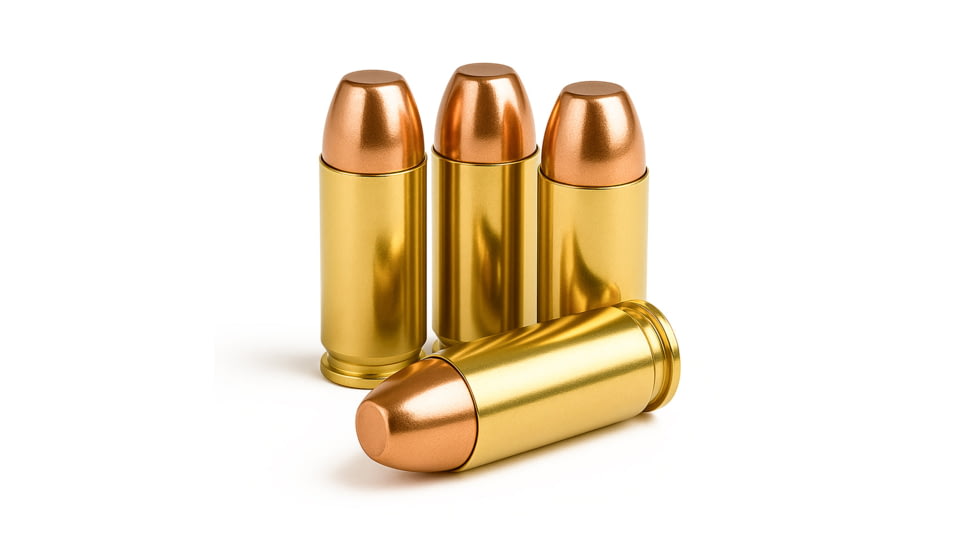 Freedom Munitions .44 Magnum 240 Grain Round Nose Flat Point Brass Pistol Ammo, 50 Rounds, FM44RF240N50