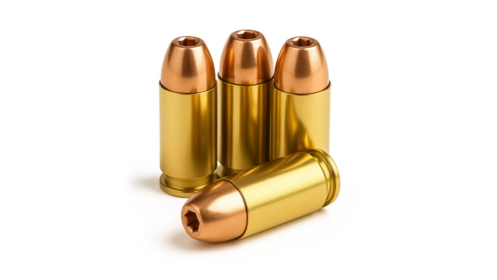Freedom Munitions .45 ACP 230 Grain Hollow Point Brass Pistol Ammo, 50 Rounds, FM45H230N50