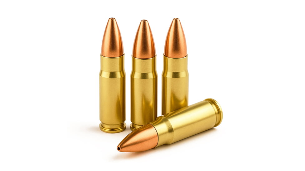 Freedom Munitions HUSH Subsonic .300 Blackout 220 Grain HPBT Brass Rifle Ammo, 50 Rounds, FMH300H220N50