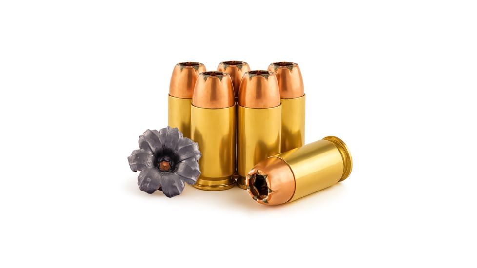 Freedom Munitions X-DEF Defense .45 ACP 230 Grain Hollow Point Brass Pistol Ammo, 50 Rounds, FMX45XD230N50