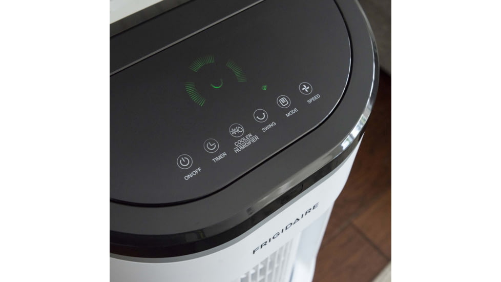 Frigidaire 2-in-1 Evaporative Air Cooler and Fan, Cools 250 sq ft, White, White, EC200WF