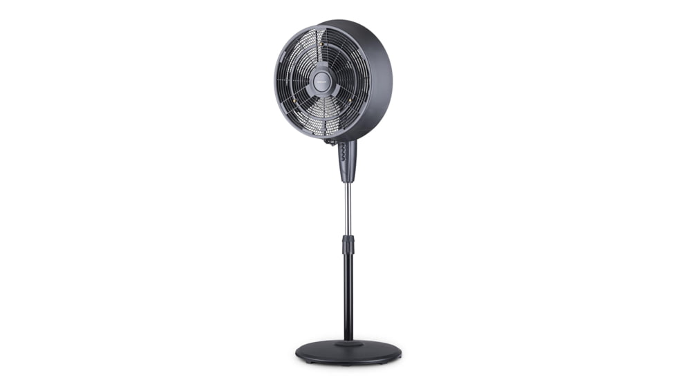 Frigidaire Outdoor Misting Fan/Pedestal Fan, Black, Cools 500 sq ft, FMF2K5BK00