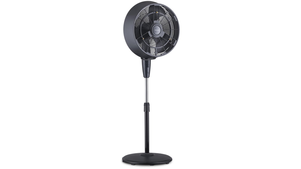 Frigidaire Outdoor Misting Fan/Pedestal Fan, Black, Cools 500 sq ft, FMF2K5BK00