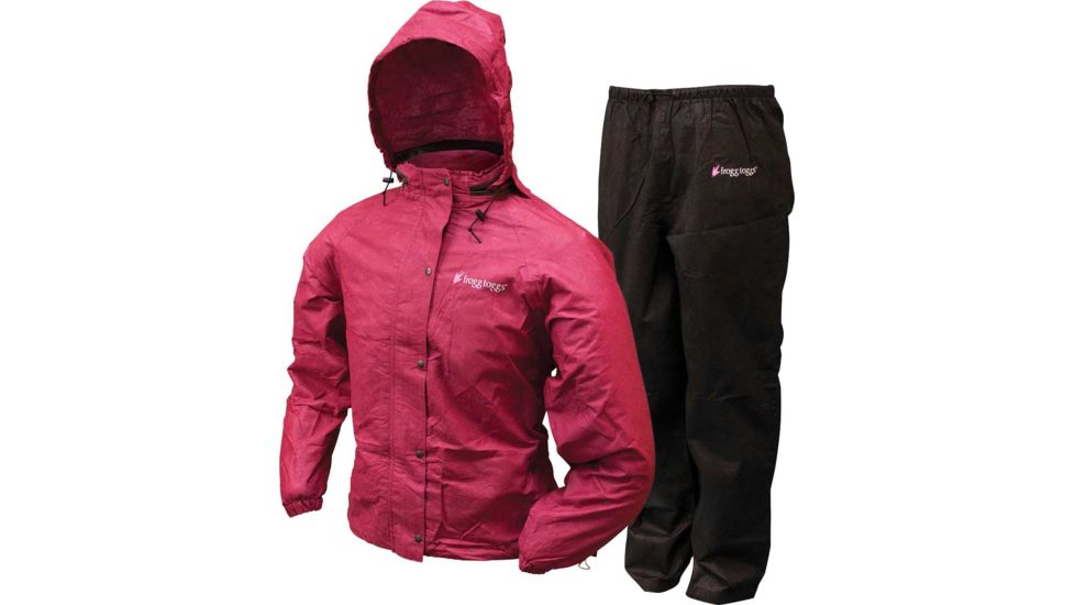 Frogg Toggs All Purpose Womens Suit, Cherry, LG AP13580-115LG